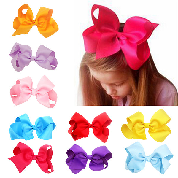 Clip di capelli alligatore di bowknot grosgrain