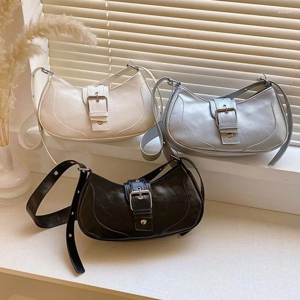 Totes Vintage Shoulder Bag Women Chic Underarm Spicy Girls Handbag Bolsa Belt Designer Sg Crossbody