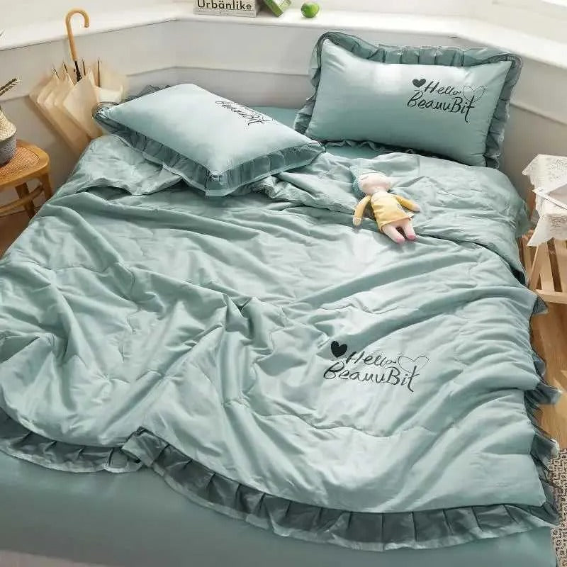 Japanese Throw Blanket Cotton Double Sided Sofa Cover Cushion Leisure Bedspread Four Seasons Cooling Quilt Sheet 250116 XPP3