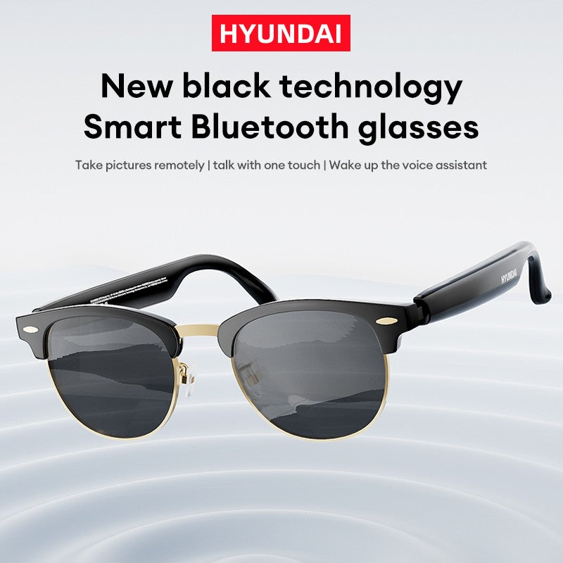 HYUNDAI Smart Glasses Earphones HD Call Classic Style Sunglasses UV Protection Trend For Outdoor 2025 New UF-C8 Ultra