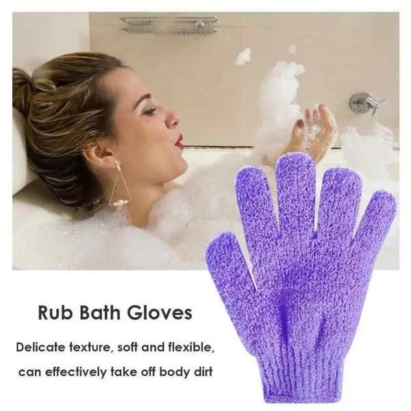 Bath Tools Accessories Bathing Cleaning Gloves Five Fingers Bath Gloves Household Shower Towel Scrub Body Wash Children Elastic Wipe Back Ba