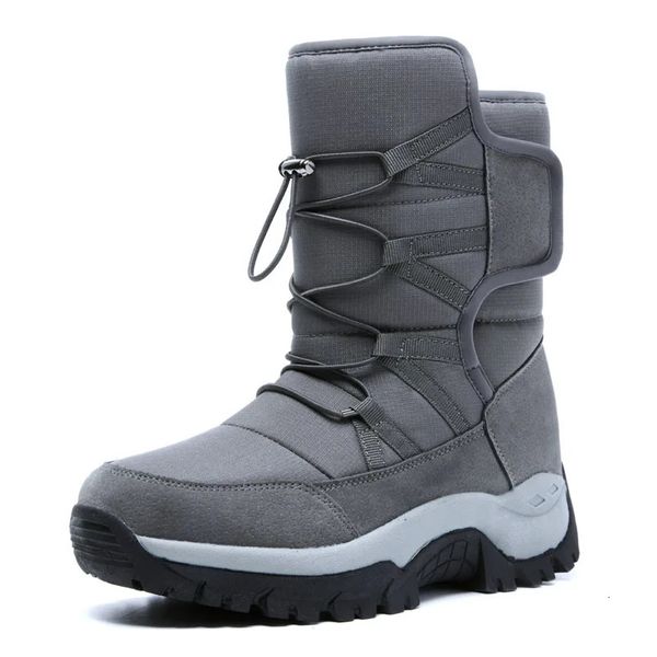 Boots Women Snow Boots Winter Men Outdoor Shoes High Top Youth Boots Windproof Waterproof Warm Plush Anti-slip Lovers Cotton Shoes 231108