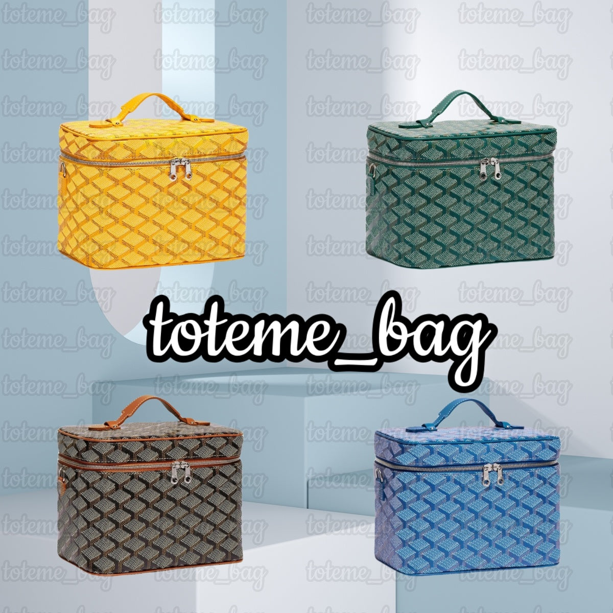 Luxury Designers Shoulder Bag Womens Mens makeup Cosmetic Vanity Case trunk bag leather wash up Cross Body clutch handbag tote Bags Top handle purse