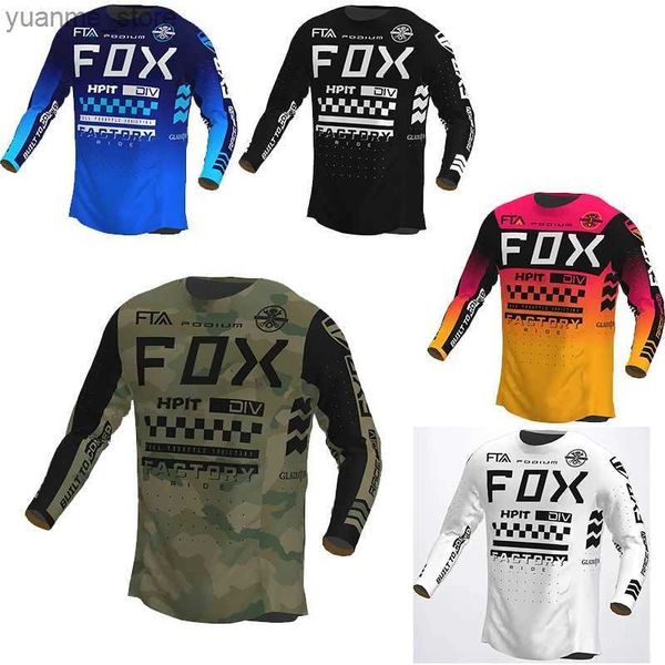 Cycling Shirts Tops 2023 New Customize Team Motorcycle Moto Cross Jersey Enduro Maillot Hombre DH BMX MX Cycling Downhill Jersey Hpit Y24041