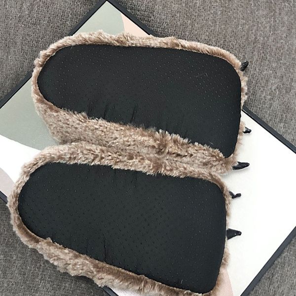 Designer Cotton Slippers COS Bear Claw Warm Indoor Toys Cartoon Socks Shoes Home Postpartum