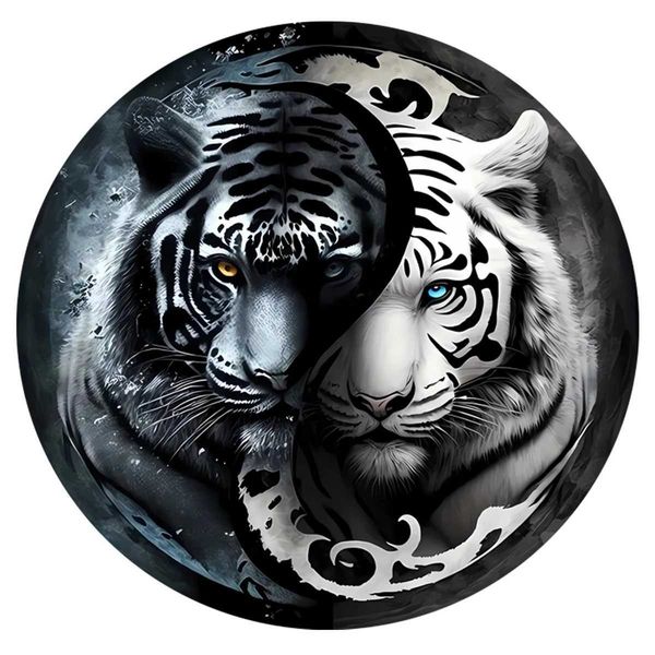 Yin and Yang Tiger Wooden Puzzles - Creative varie perfect for gifts adts birthday par games and decorative paintings! Z250117