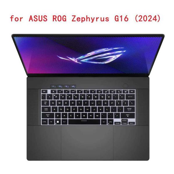 Keyboard Covers Silicone laptop keyboard cover protector skin suitable for ASUS ROG Zephyrus G16 (2024) GU605 GU605MV GU605MY GU605MZ GU605M