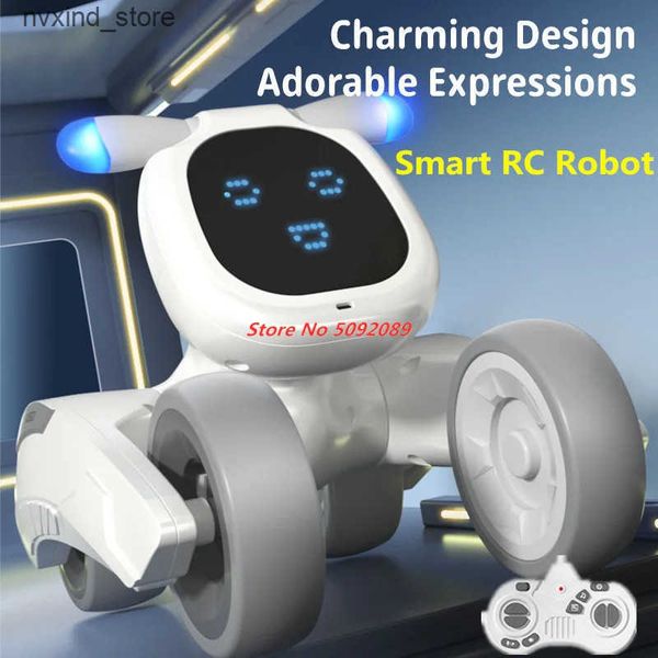Electronics Robots Smart Voice Control Program Robot Dog Talking RC Robot 2.4Ghz Walk Dance Interactive Pet RC Robot Intelligent Kid Gift To