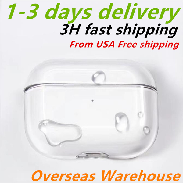 For pro 2 3 Earphones airpod Bluetooth Headphone Accessories Solid Silicone Cute Protective Cover Apple Wireless Charging Box Shockproof 2nd