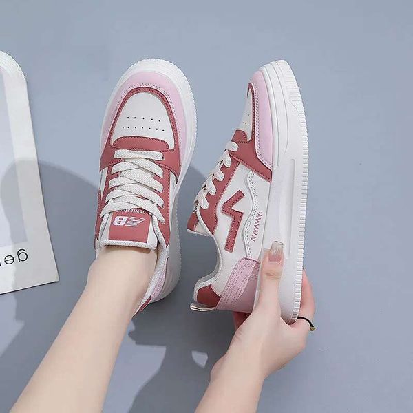 Low Fashion Women&#039;s Tennis Sports Running Shoes for Women 2024 Pink Flat Cute Spring Autumn Without Heel Canvas Casual Sneakers