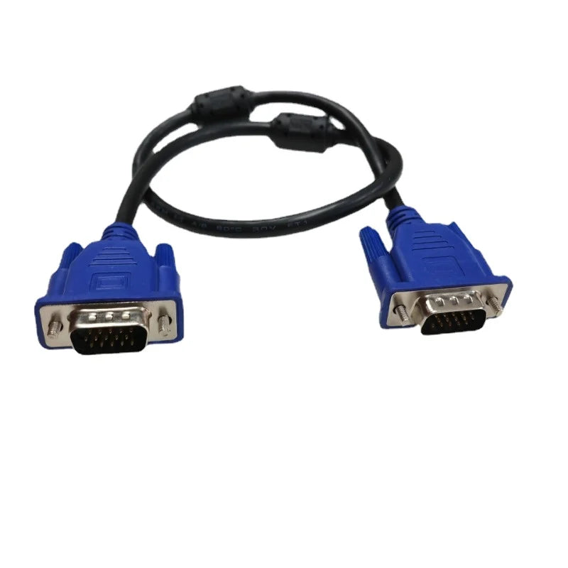 VGA 15pin HD15 Male Extension Video Cable for Computer Host Monitor Display Projector 30cm