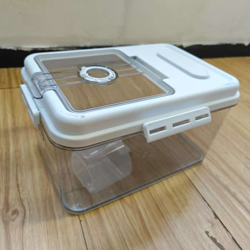 TEMU Extra-large Pet Food Storage Bucket, Cat Food Can, Dog Food Sealed Moisture-proof Storage Bucket, Shock- And Heat-, Magnetic Flip Cover And