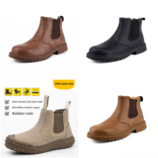 Designer 4S 11S Protection Sport Shoes Mens Anti -Smash Anti -Punção Sapatos de Segurança Alta Top Sapatos de Proteção de Aço Luz Outdoor