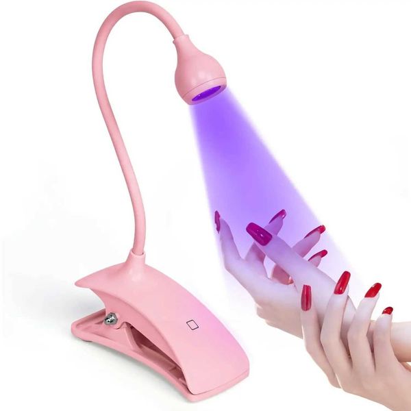 LED Nail Lamp Portable Gooseneck Plug In Lamp Gel Polish Dryer UV Light USB Professional Nail Lights For Nails Salon Home DIY Y240801