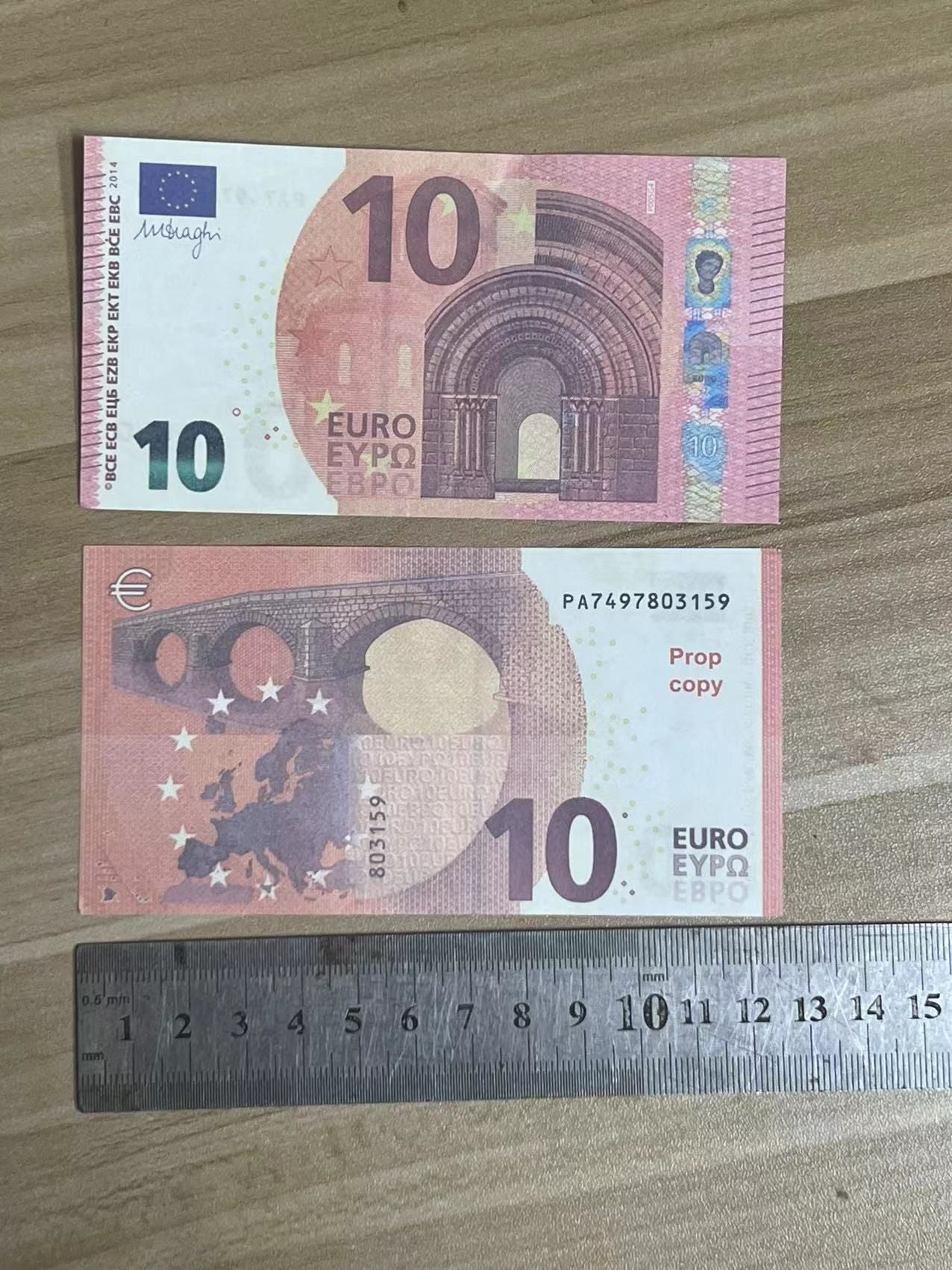 Copy Money Actual 1:2 Size Printed Creative Fake Euro Pounds Wallet Fashion Dollar Purse Card Holders Children Kids Gift P Dbtel