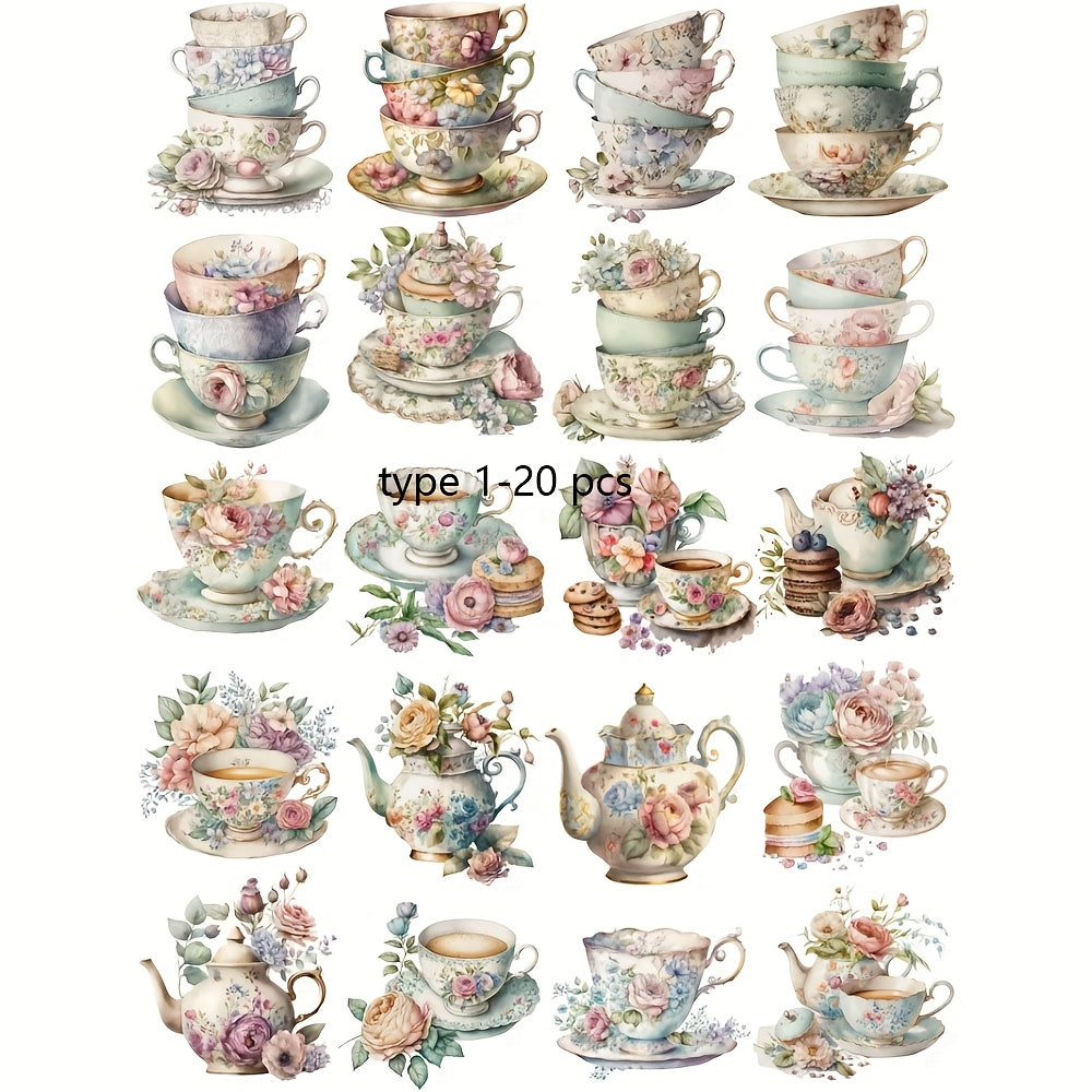 TEMU 1 Pack Victorian Plastic Stickers - Victorian Fantasy Decals With Shiny Glitter Diy Junk Journal Albums, Irregular Shapes For Diaries, Photo