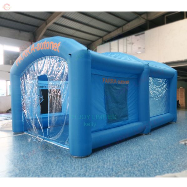 Durable Outdoor Inflatable Spray Booth & Car Parking Tent (26.2x13.2x10ft) - Perfect for Car Parks & Festivals