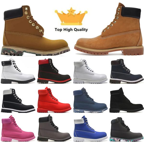 Cowboy Cowgirl Martin Designer Hiking Shoes Womens Mens Classic Motorcycle Military Outdoor Sports Winter Boots Luxury Waterproof Leather Bl