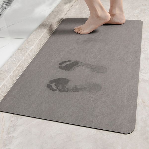Carpet Nonslip Washroom Mat Super Absorbent Bath Mat Quickly Drying Carpet Bathtub Side Floor Rug Bathroom Accessories Tapete Banheiro 23050