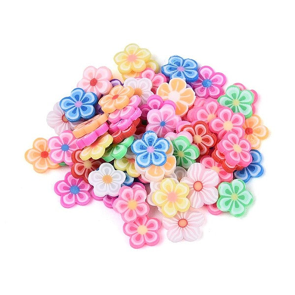 Flower Handmade Polymer Clay Cabochons