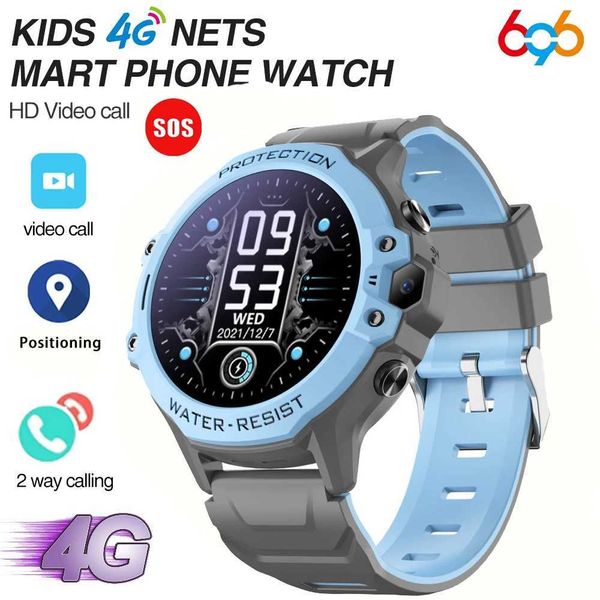 Smart Watches Childrens 4G video call smartwatch student 1.28-inch waterproof WIFI LBS position 700Mah battery calculator childrens smartwat