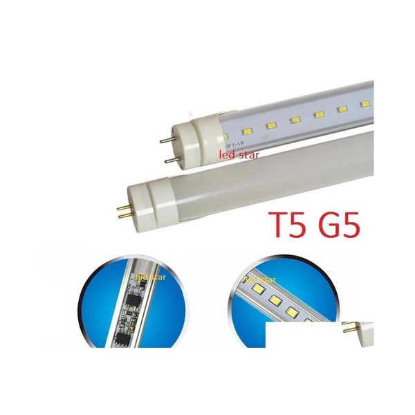 Led Tubes Fcc T5 G5 4Ft Tube Lights 1200Mm 1.2M 22W 2Ft 3Ft Light Ac 85265V Drop Delivery Lighting Bbs Ot8Ju