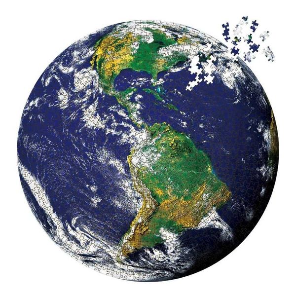 Puzzles 68*68cm 1000 Pieces Round Jigs Puzzles for Adults Planet Paper Assembling Puzzles Toys for Adults Educational Toys Gifts