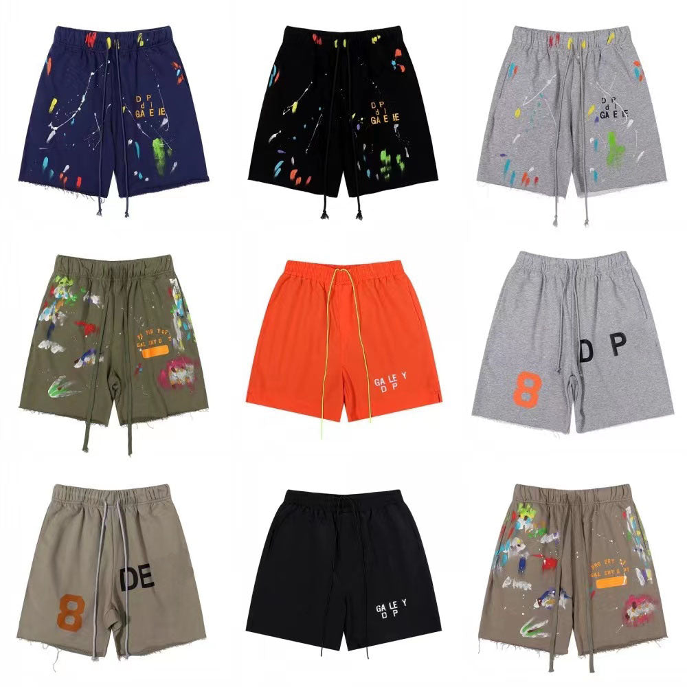 Mens Shorts Zuma fashion fitness clothing French Logo Gym Galleryse De pts summer clothes men Casual Sports Shorts Designer Colorful Ink-jet French