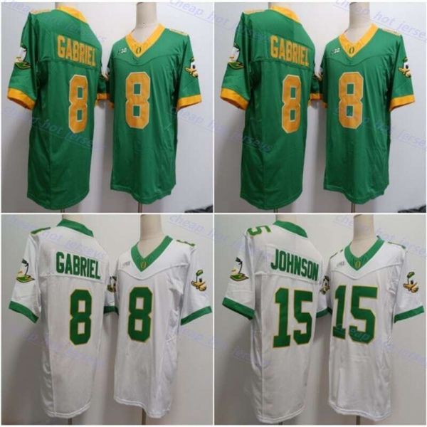 College 8 Dillon Gabriel Football Jerseys 15 Tez Johnson Stitched University Football Shirts