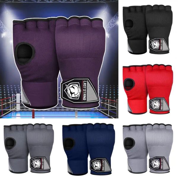 Half-finger Boxing Gloves Ultra-thick Gel Boxing Gloves for Shock-absorbing Kickboxing Breathable Hand Wraps 2 Pcs Super Soft