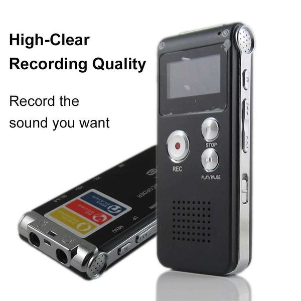 Digital Voice Recorder Digital Voice Recorder Audio Recording Device with Playback Microphone Song Player Portable Tape Recorder for Lecture