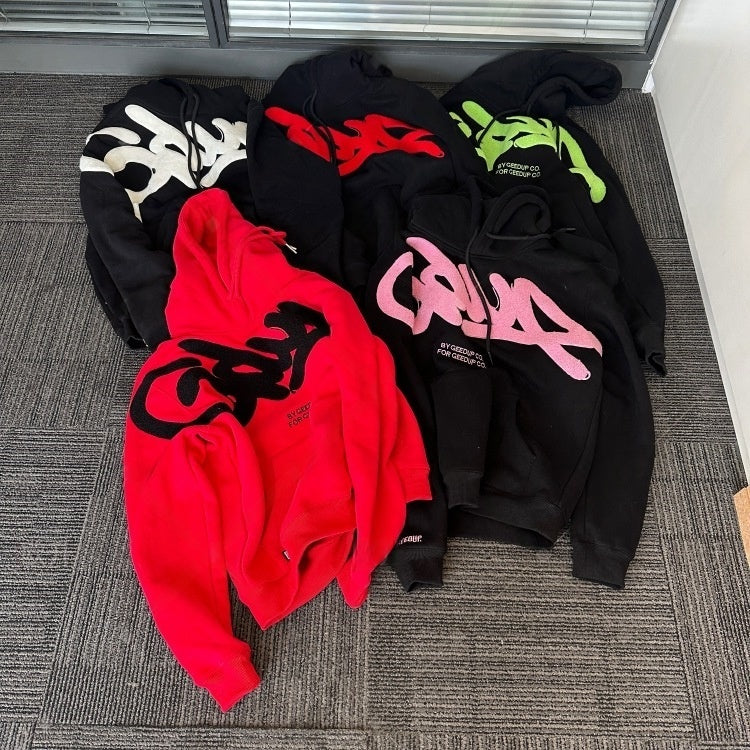 GEEDUP designer hoodie Men&#039;s polo hoodie Street Style coat Letter Cotton Casual Jacket Hip Hop Punk hoodies mens tracksuit designer clothes