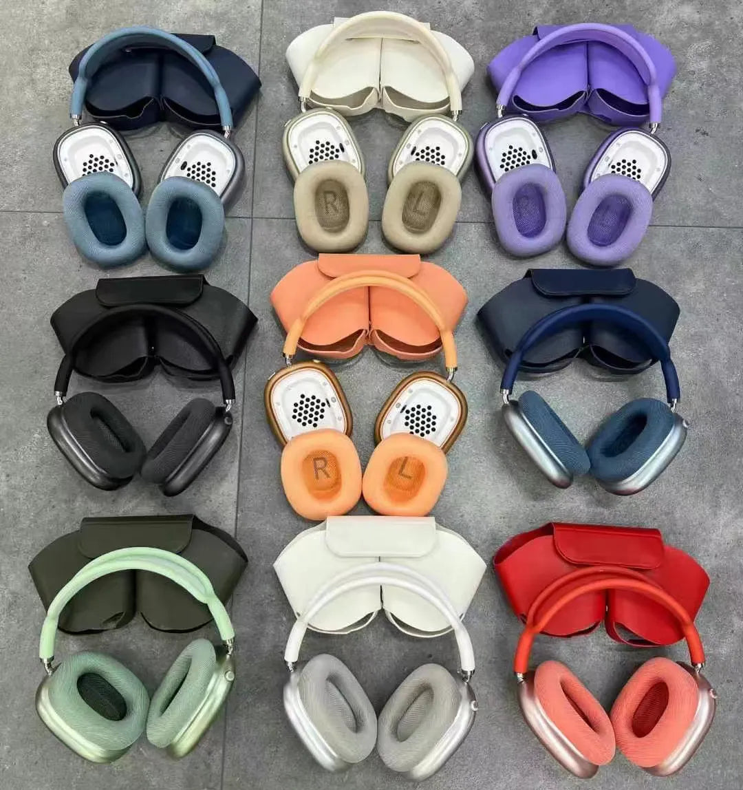 New color For AirpodsMax bluetooth max Transparent TPU Silicone Waterproof Protective case Max Headphones TPU Case type C