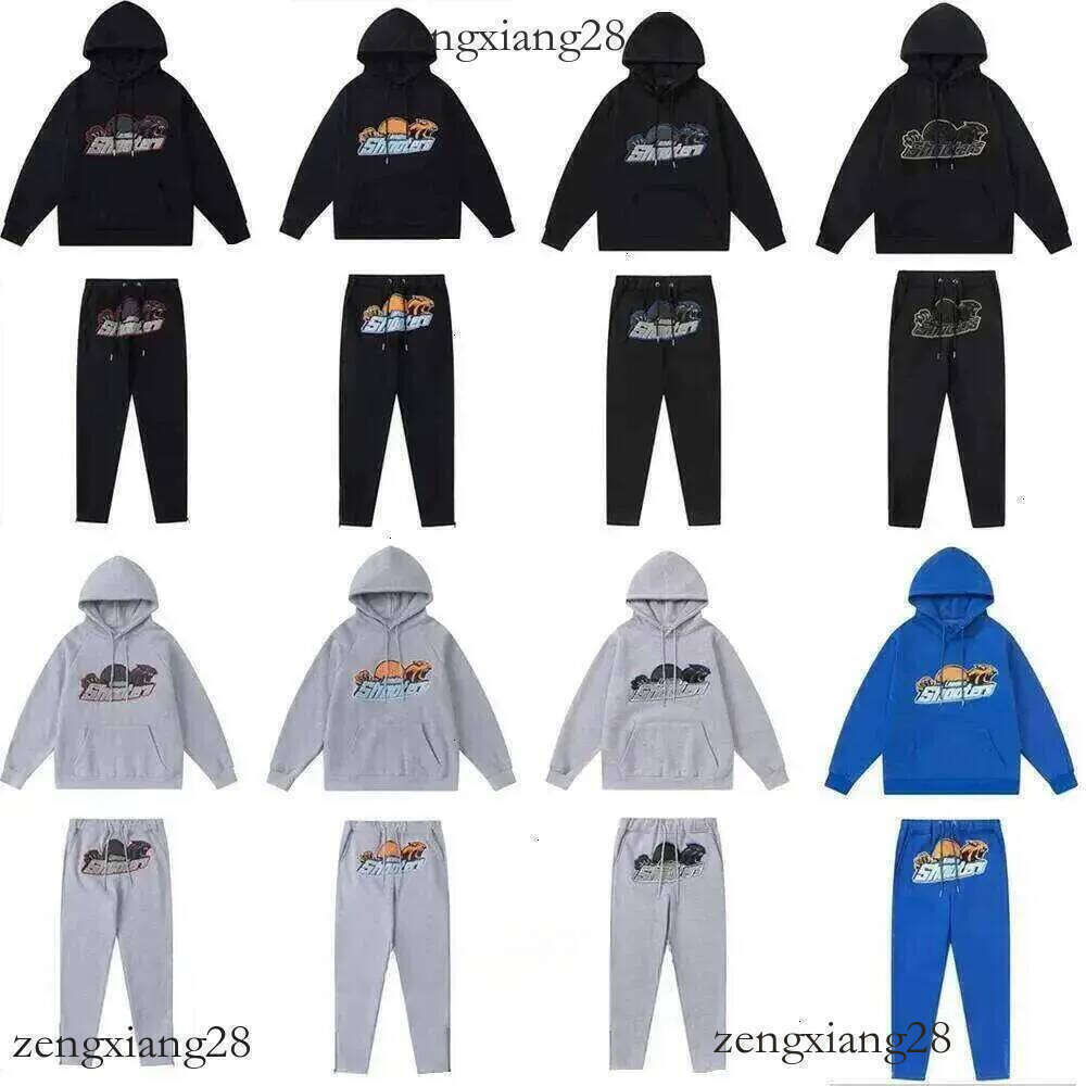 Trapstarly Tracksuit Sweat Pants Set Joggers Sportswear Trap Starr Sweatsuit Pullover Long Sleeve Embroidery High Quality Tech Fleece Shooters Track