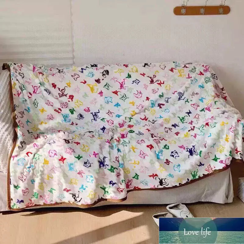 Designers Blanket Air Fashion Conditioning Car Travel Bath Towel Soft Winter Fleece Shawl Throw Blankets