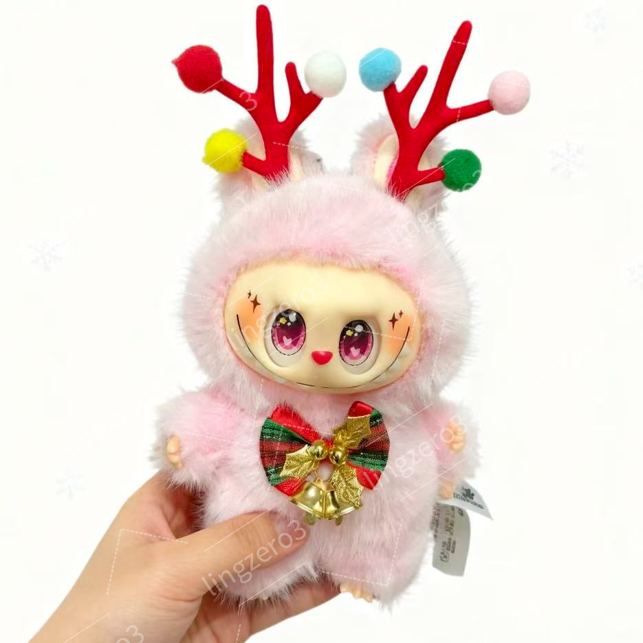 laBuBu V1 V2 V3 Monsters Big Into Energy SeriesBlind Box Kawaii Figure Face doll clothesDoll Keychain Decor Gift blind bag with box 6 Christmas pres