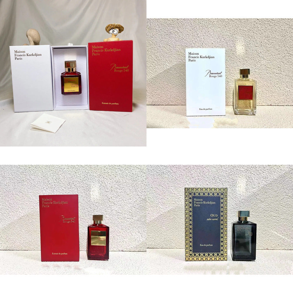 Senior designer Cologne men Body spray baccaratt rougue 540 Perfum 70ml Women Parfum Neutral Fragrance Long Lasting Good Smell Men Perfume Wholesale