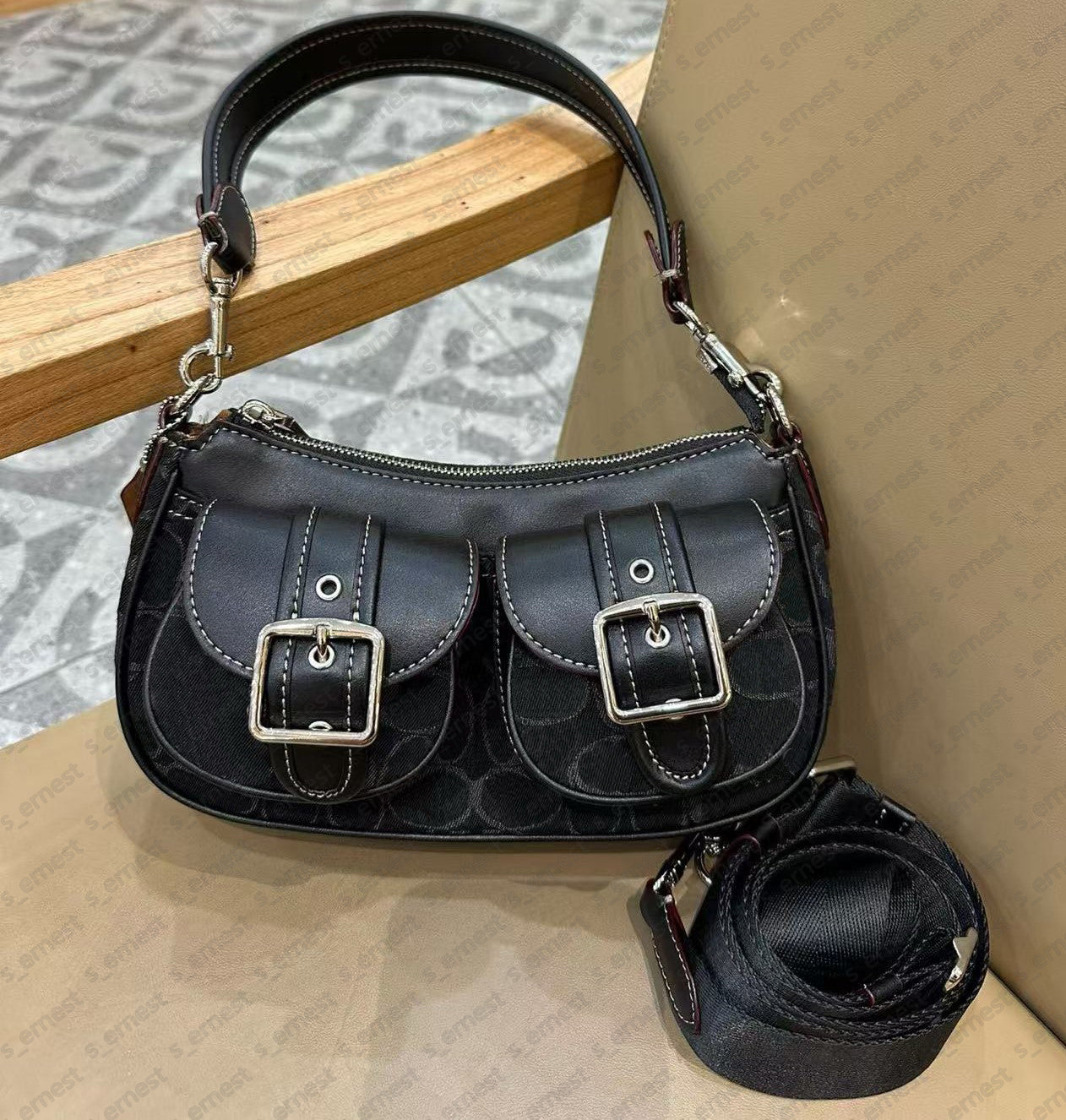 Designer Casual Fashion Hobo Bags for Women Retro shoulder Cross-body Bag Versatile Ladies Purse High Quality Leather Handbag