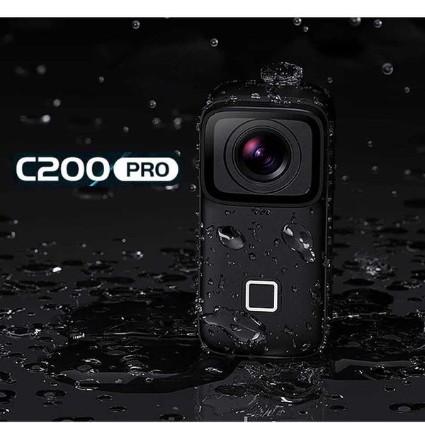 Sports Action Video Cameras 4K with 1.3in Touch Control Screen Action Sports Camera C200 Pro WiFi Waterproof Anti-shaking Video Camera 360 G