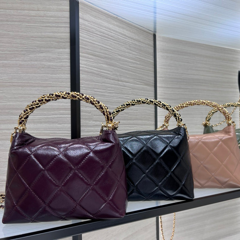 Designer Handbag 19CM Mirror quality Chain Bag Genuine Leather Crossbody Bag Shoulder Bag Designer Woman With Box 24C73B