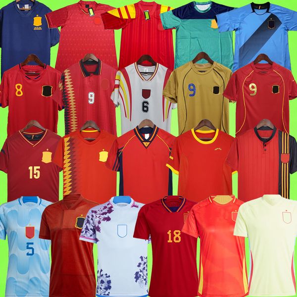 2024 2026 Spain soccer jerseys Retro 1988 1992 1994 1996 1998 2002 2008 2010 2012 YAMAL MORATA RODRI football shirts T long sleeve TORRES A.