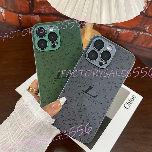 Designe luxury Leather phone case suitable for iPhone16 pro max 15 14 13pro max new tempered glass original high-end with lens film frosted