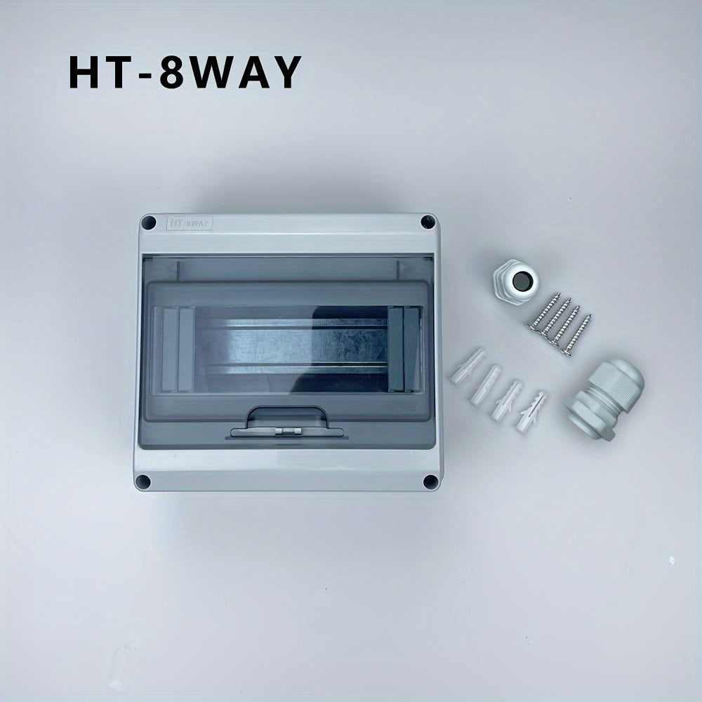 TEMU Electrical Box For , Abs , Box , Uncharged, 5-8-12 Way