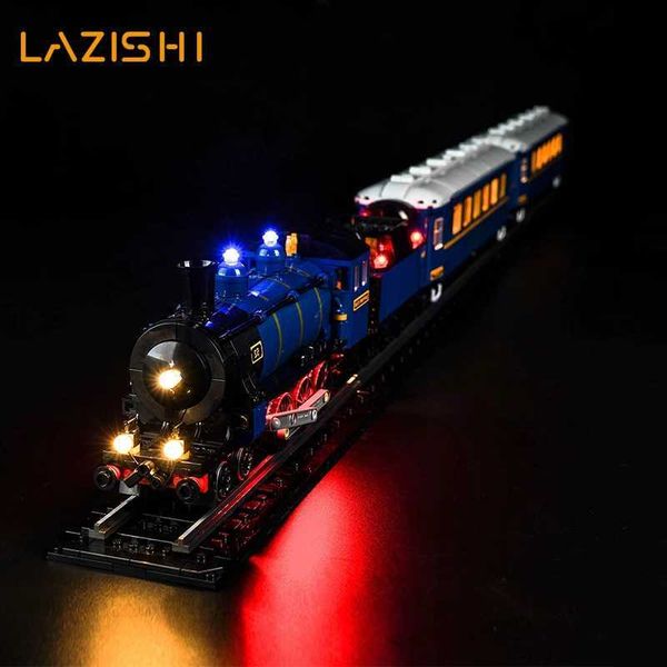 Model Building Kits Lazishi LED light 21344 set is suitable for The Orient Express Train building blocks (including lighting accessories onl