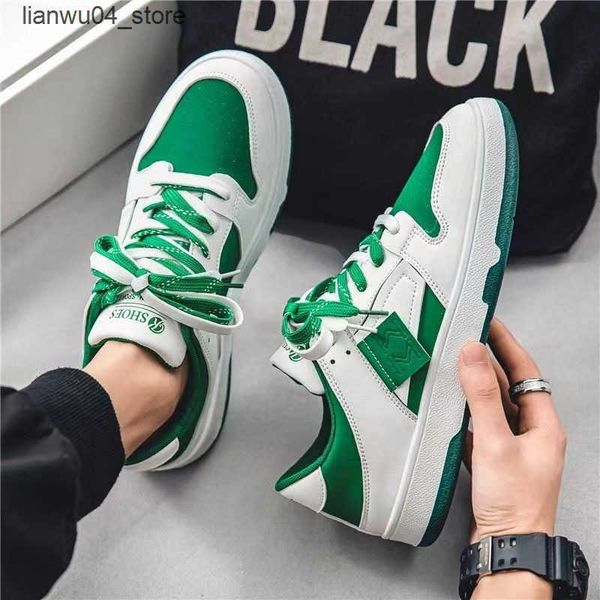 Casual Shoes Mens 2024 Korean White Sneakers Spring Fashion Casual Shoes for Men H250110