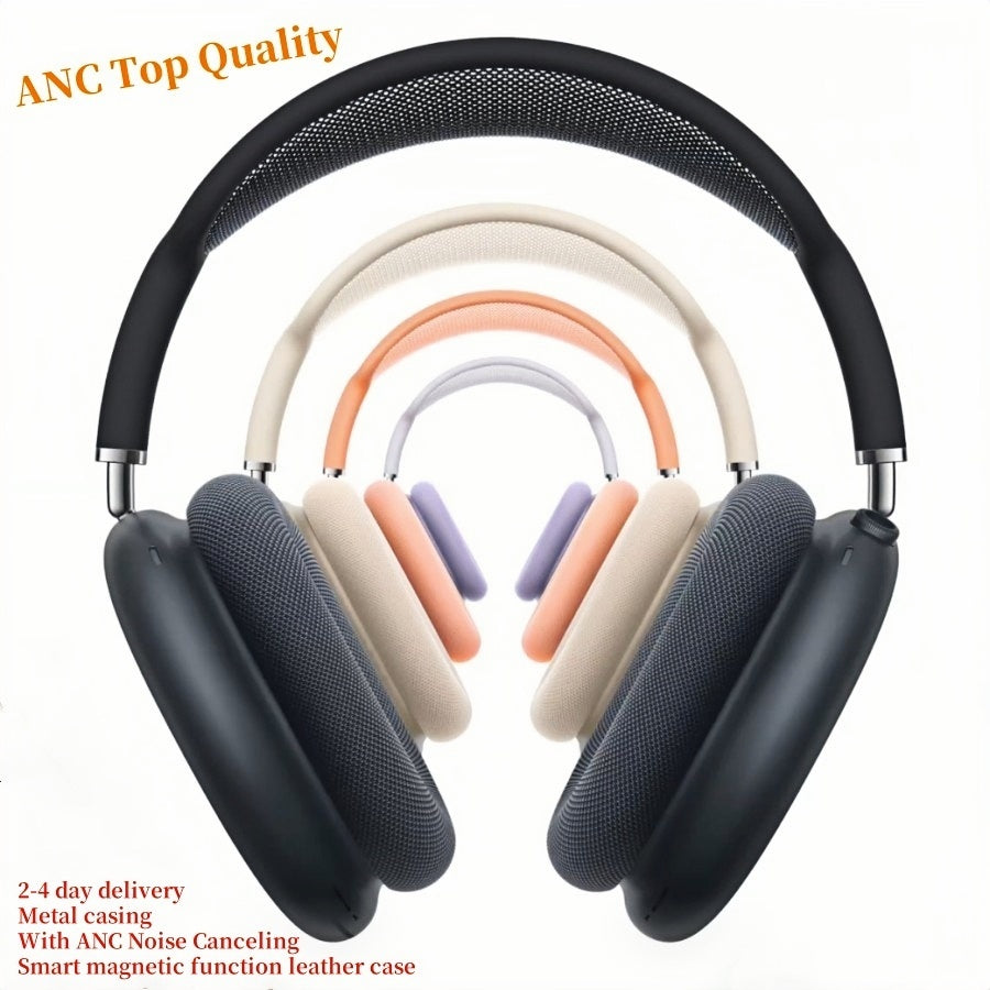 USA Stock for Apple Airpods MAX ANC Metal airpods pro max 2 3 4 Headband Headphone Accessories Transparent Waterproof Protective case pro Maxs Headp