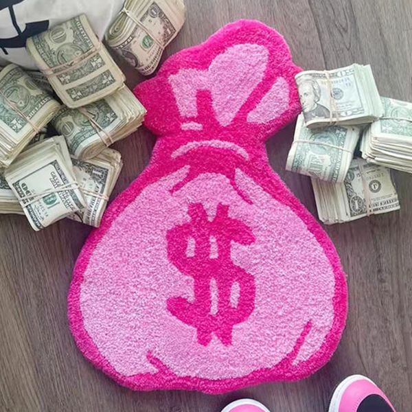 Carpet Purse Rugs Tufted Material Cartoon Anime Home Soft Fur Children Girl Bedroom Living Room Doormat Decor Floor Mat 230824