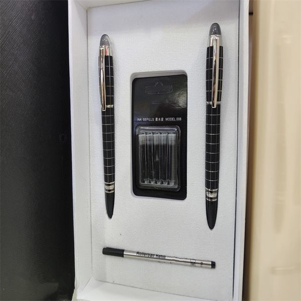 Designer Limited edition Classic Extend-retract Nib Fountain pens Top High quality Business office ink pens combination set