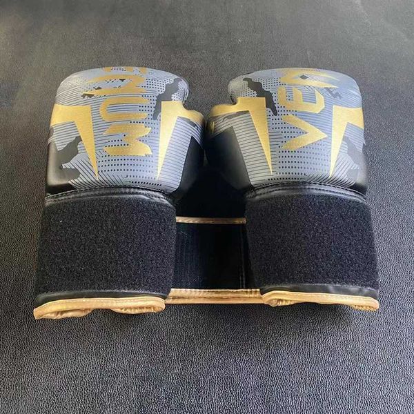 6-8-0-2-4oz professional boxing gloves high-quality PU Muay Thai MMA Sanda training gloves boxing training accessoriesW241125