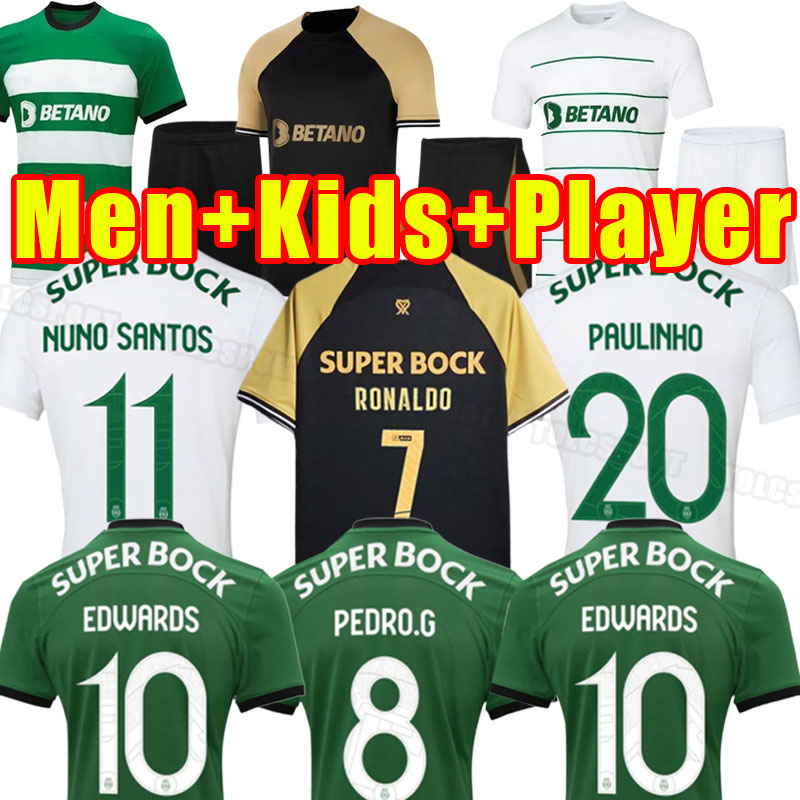 RONALDO 2023 2024 Sporting CP LisboaS soccer jerseys Lisbon Special Sarabia COATES PAULINHO Jovane Vietto 23 24 Sporting Clube de football shirts me